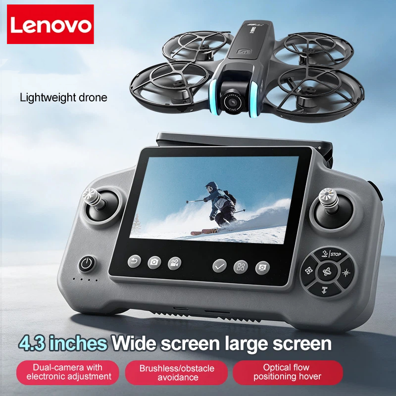 طائرة لينوفو D2 بدون طيار بدقة - مراجعة Drone Controller Screen وسعره