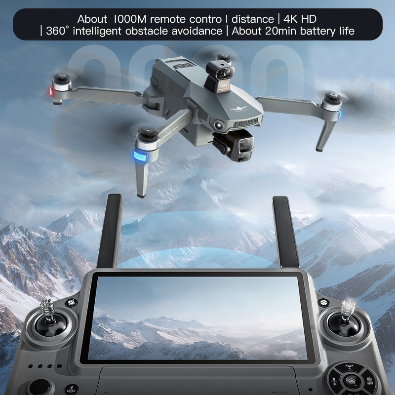 KF100 MAX GPS الطائرة بدون طيا - مراجعة Drone Controller Screen وسعره