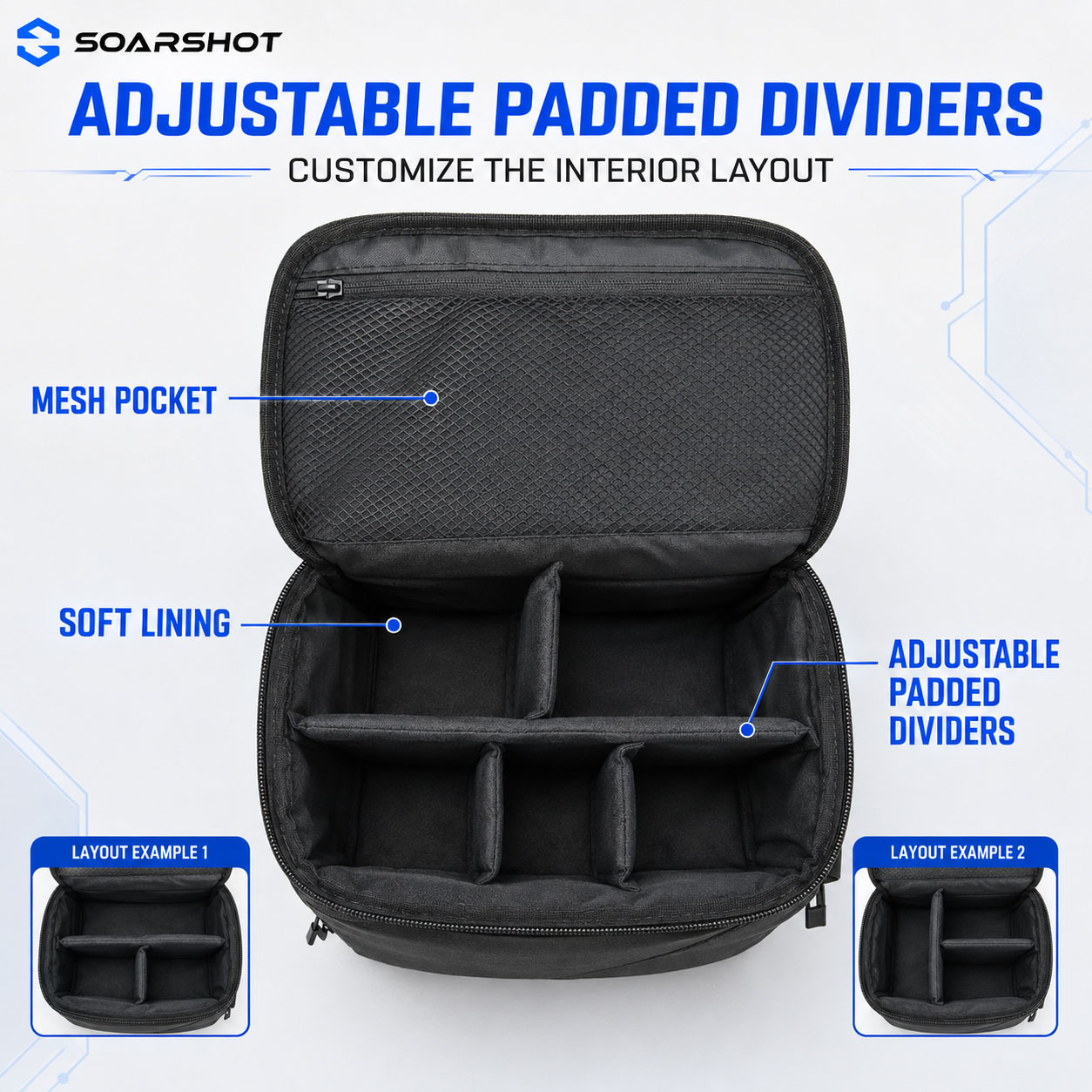 حقيبة حمل SOARSHOT لنظارات DJI - مراجعة Drone Carrying Case وسعره
