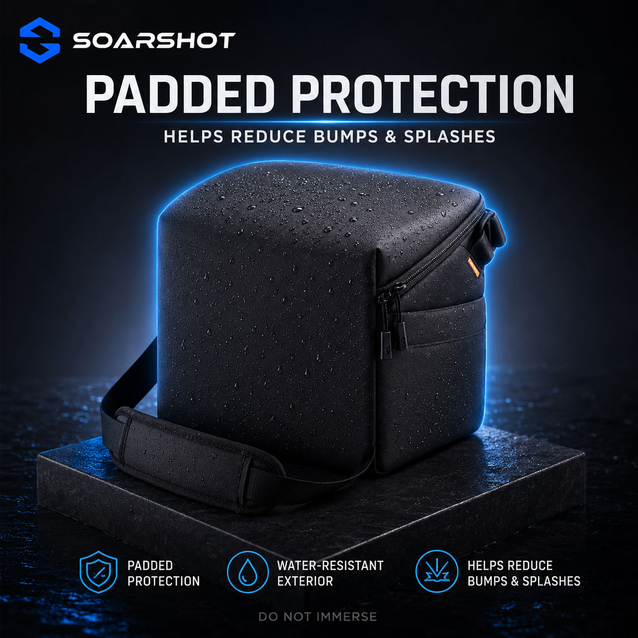حقيبة حمل SOARSHOT لنظارات DJI - مراجعة Drone Carrying Case وسعره